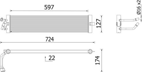 MAHLE CLC 399 000P - Масляний радіатор, автоматична коробка передач autozip.com.ua