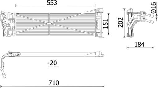 MAHLE CLC 306 000P - Масляний радіатор, автоматична коробка передач autozip.com.ua