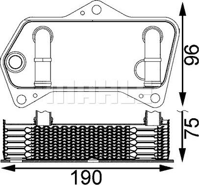 MAHLE CLC 202 000S - Масляний радіатор, автоматична коробка передач autozip.com.ua