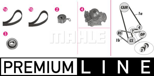 MAHLE CPK 81 000P - Водяний насос + комплект зубчатого ременя autozip.com.ua