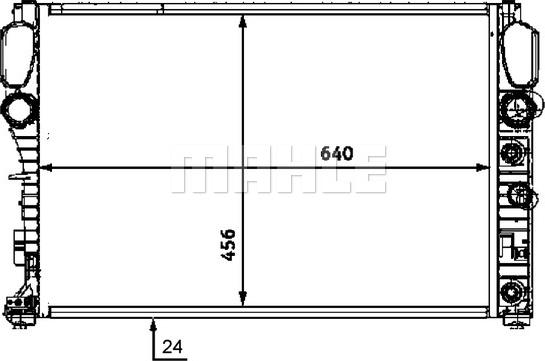 MAHLE CR 513 000P - Радіатор, охолодження двигуна autozip.com.ua