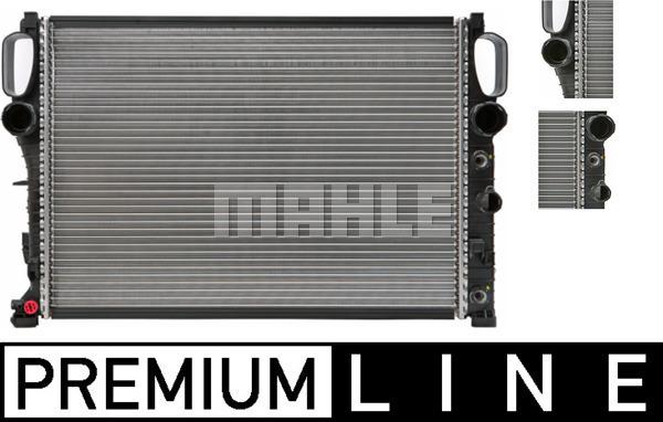 MAHLE CR 512 000P - Радіатор, охолодження двигуна autozip.com.ua