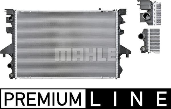 MAHLE CR 584 000P - Радіатор, охолодження двигуна autozip.com.ua