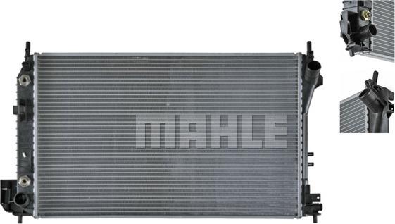 MAHLE CR 1497 000S - Радіатор, охолодження двигуна autozip.com.ua