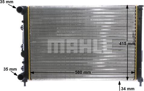 MAHLE CR 1411 000S - Радіатор, охолодження двигуна autozip.com.ua