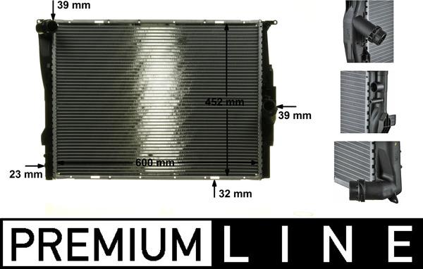 MAHLE CR 1090 000P - Радіатор, охолодження двигуна autozip.com.ua