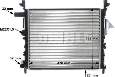 MAHLE CR 1019 000S - Радіатор, охолодження двигуна autozip.com.ua