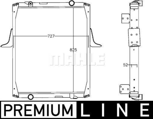 MAHLE CR 1221 000P - Радіатор, охолодження двигуна autozip.com.ua