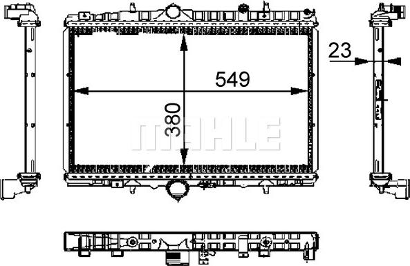 MAHLE CR 392 000S - Радіатор, охолодження двигуна autozip.com.ua