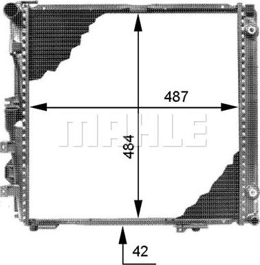 MAHLE CR 339 000P - Радіатор, охолодження двигуна autozip.com.ua