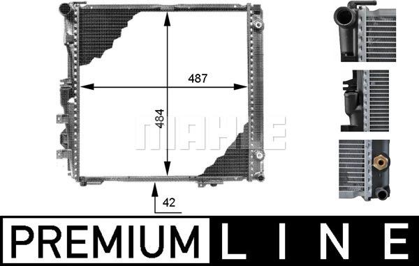 MAHLE CR 339 000P - Радіатор, охолодження двигуна autozip.com.ua