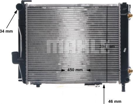 MAHLE CR 257 000S - Радіатор, охолодження двигуна autozip.com.ua