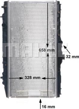 MAHLE CR 200 000S - Радіатор, охолодження двигуна autozip.com.ua