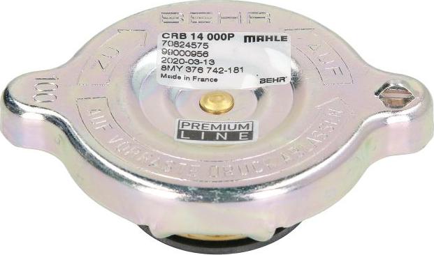 MAHLE CRB 14 000P - Кришка, радіатор autozip.com.ua