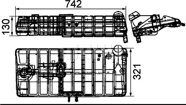 MAHLE CRT 48 000S - Компенсаційний бак, охолоджуюча рідина autozip.com.ua