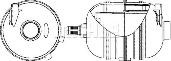 MAHLE CRT 10 000S - Компенсаційний бак, охолоджуюча рідина autozip.com.ua