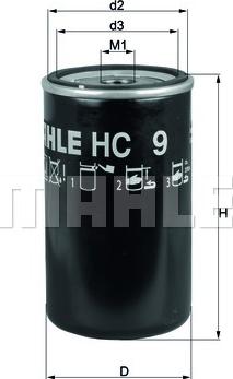 MAHLE HC 9 - Гідрофільтри, автоматична коробка передач autozip.com.ua