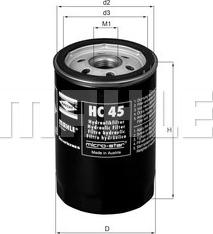 MAHLE HC 45 - Гідрофільтри, автоматична коробка передач autozip.com.ua