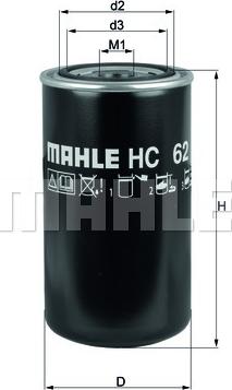 MAHLE HC 62 - Гідрофільтри, автоматична коробка передач autozip.com.ua