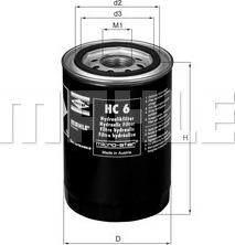 MAHLE HC 6 - Фільтр, Гідравлічна система приводу робочого устаткування autozip.com.ua