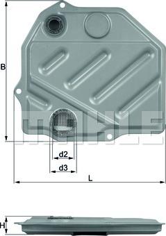 MAHLE HX 46 - Гідрофільтри, автоматична коробка передач autozip.com.ua