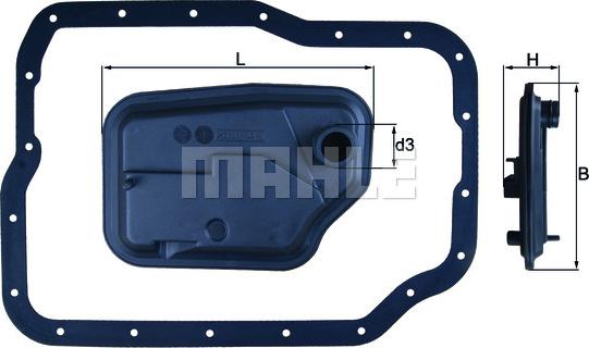 MAHLE HX 149D - Гідрофільтри, автоматична коробка передач autozip.com.ua