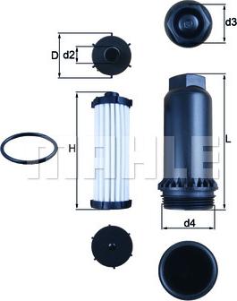 MAHLE HX 151KIT - Гідрофільтри, автоматична коробка передач autozip.com.ua