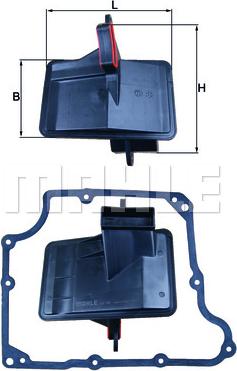 MAHLE HX 166D - Гідрофільтри, автоматична коробка передач autozip.com.ua