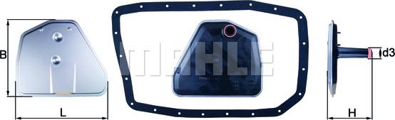 MAHLE HX 162D - Гідрофільтри, автоматична коробка передач autozip.com.ua