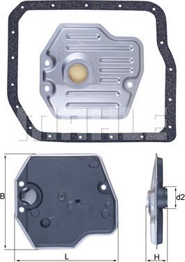 MAHLE HX 245D - Гідрофільтри, автоматична коробка передач autozip.com.ua