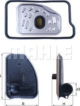 MAHLE HX 238D - Гідрофільтри, автоматична коробка передач autozip.com.ua