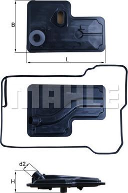MAHLE HX 270D - Гідрофільтри, автоматична коробка передач autozip.com.ua