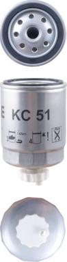 MAHLE KC 51 - Паливний фільтр autozip.com.ua