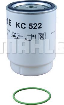 MAHLE KC 522D - Паливний фільтр autozip.com.ua