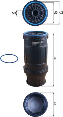 MAHLE KC 652D - Паливний фільтр autozip.com.ua
