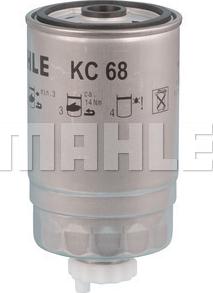 MAHLE KC 68 - Паливний фільтр autozip.com.ua