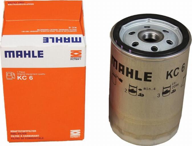 MAHLE KC 6 - Паливний фільтр autozip.com.ua