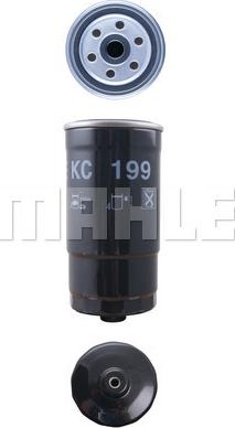 MAHLE KC 199 - Паливний фільтр autozip.com.ua