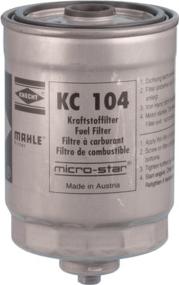 MAHLE KC 104 - Паливний фільтр autozip.com.ua