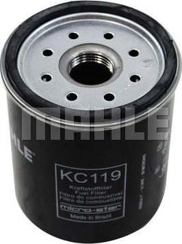 MAHLE KC 119 - Паливний фільтр autozip.com.ua