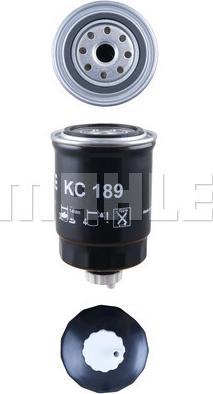 MAHLE KC 189 - Паливний фільтр autozip.com.ua