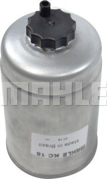 MAHLE KC 18 - Паливний фільтр autozip.com.ua