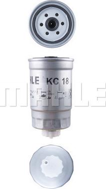 MAHLE KC 18 - Паливний фільтр autozip.com.ua