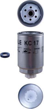 MAHLE KC 17D - Паливний фільтр autozip.com.ua