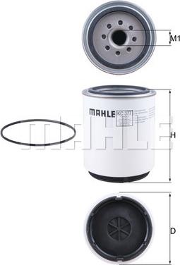 MAHLE KC 377D - Паливний фільтр autozip.com.ua