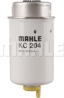 MAHLE KC 204 - Паливний фільтр autozip.com.ua