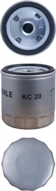 MAHLE KC 20 - Паливний фільтр autozip.com.ua