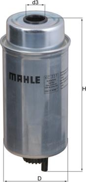 MAHLE KC 227 - Паливний фільтр autozip.com.ua