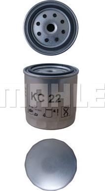 MAHLE KC 22 - Паливний фільтр autozip.com.ua