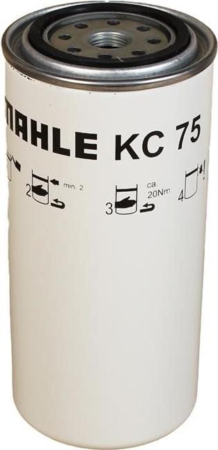 MAHLE KC 75 - Паливний фільтр autozip.com.ua